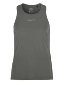 Koszulki i topy damskie - Craft ADV Essence Singlet 2 Granit damska koszulka funkcyjna bez rękawów z wstawkami z siateczki – oddychająca koszulka treningowa z materiału pochodzącego z recyklingu - miniaturka - grafika 1