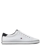Trampki męskie - Tommy Hilfiger Tenisówki Harlow 1D FM0FM00596 Biały - miniaturka - grafika 1