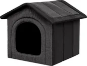 Budy dla psów - Hobbydog R6 BUDA INARII GRAFIT Z CZARNYM - miniaturka - grafika 1