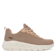 Sneakersy damskie - Sneakersy Skechers Bobs B Flex-Visionary Essence 117346/TAN Brązowy - miniaturka - grafika 1