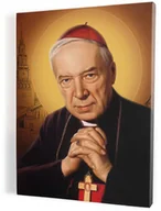 Ikony i obrazy sakralne - Kard. Stefan Wyszyński, obraz religijny na płótnie - miniaturka - grafika 1