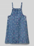 Sukienki - Sukienka jeansowa o linii A z czystej bawełny - miniaturka - grafika 1