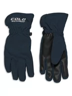 Rękawiczki dla dzieci - COLD Rękawiczki softshellowe w kolorze granatowym - miniaturka - grafika 1