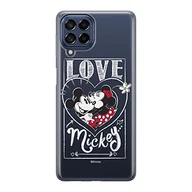 Etui i futerały do telefonów - Etui dedykowane do Samsung M33 5G wzór:  Mickey i Minnie 002 oryginalne i oficjalnie licencjonowane - miniaturka - grafika 1