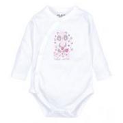 Body dla niemowląt - Nini Body niemowlęce z bawełny organicznej dla dziewczynki 6 miesięcy, rozmiar 68 - miniaturka - grafika 1