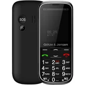 Telefony komórkowe - GÖTZE & JENSEN GFE37 Czarny - miniaturka - grafika 1
