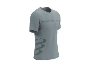 COMPRESSPORT koszulka techniczna LOGO SS TSHIRT alloy green - Koszulki sportowe męskie - miniaturka - grafika 1