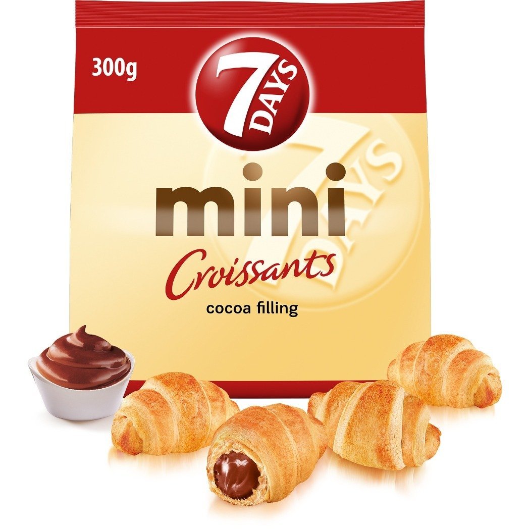 7Days Mini rogaliki z nadzieniem kakaowym 300g