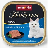 Mokra karma dla kotów - Animonda Vom Feinsten Adult łosoś z krewetkami 100g - miniaturka - grafika 1