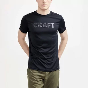 Męska Koszulka CRAFT CORE CHARGE SS TEE M 1910664-999000 – Czarny - Koszulki sportowe męskie - miniaturka - grafika 1