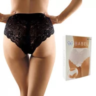 Majtki damskie - Majtki Babell 117 - Bawełna Koronka - CZARNE - L - miniaturka - grafika 1