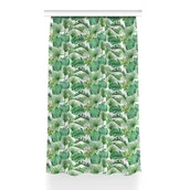 Zasłony - Zasłona do salonu Palma i Monstera dekor 150x230, Fabricsy - miniaturka - grafika 1