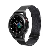 Akcesoria do smartwatchy - Dux Ducis Magnetic Strap pasek do Samsung Galaxy Watch / Huawei Watch / Honor Watch / Xiaomi Watch (22mm band) magnetyczna opaska czarny (Milanese Version) - miniaturka - grafika 1