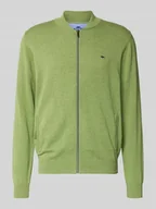 Swetry męskie - Kardigan ze stójką i zamkiem błyskawicznym - miniaturka - grafika 1