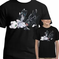 Moda i Uroda OUTLET - 3063 KOSZULKA JAK WYTRESOWAĆ SMOKA 152 CZARNA - miniaturka - grafika 1