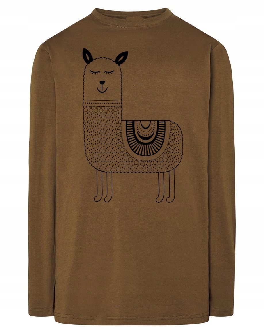 Longsleeve fajny nadruk LAMA ALPAKA r.M
