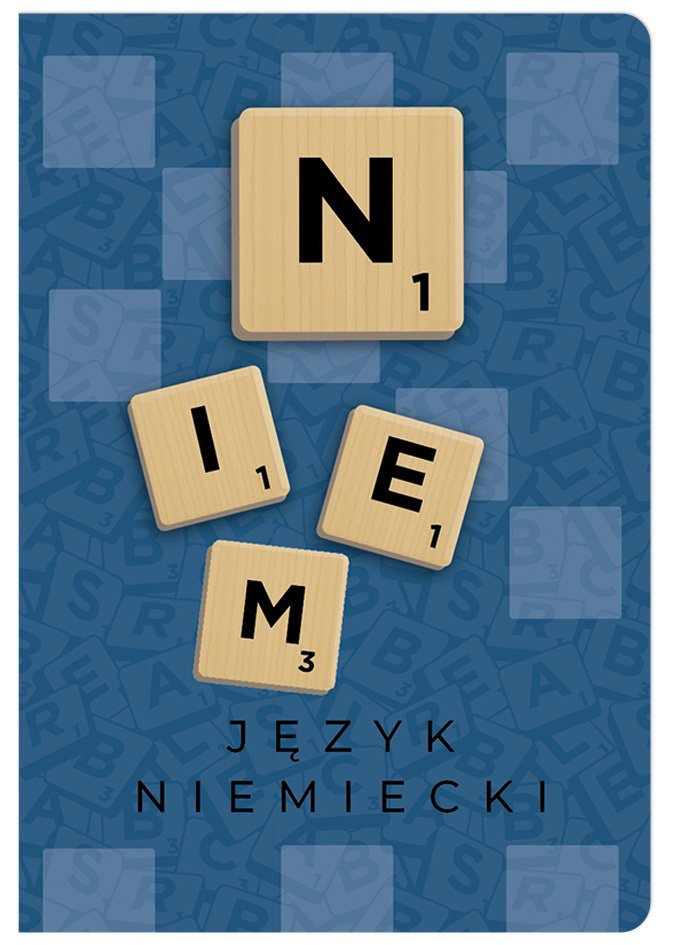 ZESZYT A5 NIEMIECKI, 60 KARTEK, KRATKA, SCRUBLE, ŚCIĄGA BENIAMIN / REXUS