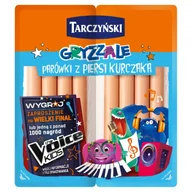Pasztet i przetwory mięsne - Gryzzale Paróweczki z Piersi Kurczaka 160g, Tarczyński - miniaturka - grafika 1