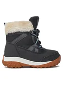 Buty dla dziewczynek - Reima Kozaki Samooja 5400035A Czarny - miniaturka - grafika 1