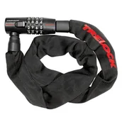 Zabezpieczenia do roweru - Zapięcie rowerowe TRELOCK BC 280 8005434 Łańcuch Czarny - miniaturka - grafika 1