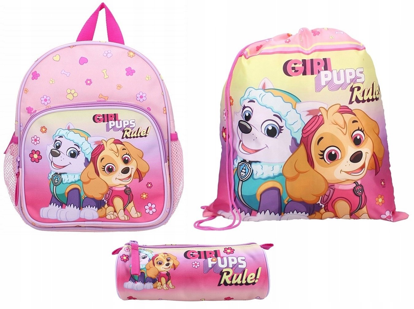 Plecak Piórnik Portfel do przedszkola Pieski Everest Skye Psi Patrol