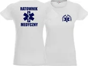 Odzież robocza - Promostars LPP - Koszulka damska RATOWNIK MEDYCZNY biała - miniaturka - grafika 1