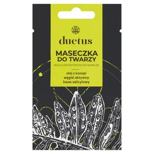 Duetus Maseczka do twarzy 10 ml - Maseczki do twarzy - miniaturka - grafika 1