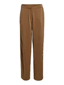 Spodnie damskie - Vila Spodnie w kolorze brązowym - miniaturka - grafika 1