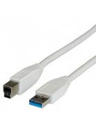 Kable USB - Kabel USB - USB-B VALUE, 3 m - miniaturka - grafika 1