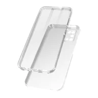 Etui i futerały do telefonów - Etui 360° do Samsunga Galaxy A03s Elastyczny przód i sztywny tył – przezroczyste - miniaturka - grafika 1