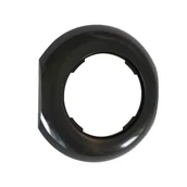 Klawisze i ramki - DPM Ramka pojedyncza LF1002B ŚRODKOWA czarny - miniaturka - grafika 1