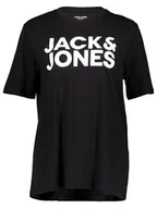 Koszulki męskie - Jack & Jones Koszulka w kolorze czarnym - miniaturka - grafika 1