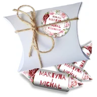 Cukierki - Krówki personalizowana bombonierka ślub chrzest roczek - miniaturka - grafika 1