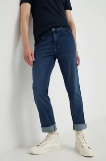 Spodnie męskie - Wrangler jeansy Texas Slim Silkyway męskie - grafika 1