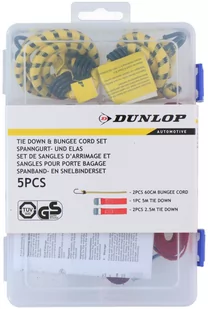 Dunlop Zestaw pasy transportowe gumy do bagażu walizki z napinaczem DUNLOP 5w1 E-17768 - Pasy transportowe - miniaturka - grafika 1