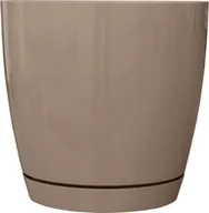 Donice - Doniczka z podstawką TOSCANA śr. 19 cm- LATTE - miniaturka - grafika 1