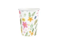 Dekoracje i nakrycia stołu na imprezę - Kubeczki urodzinowe Polne Kwiaty - 270 ml - 6 szt. - miniaturka - grafika 1