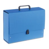 Teczki i skoroszyty - Penmate Tadeo Trading Teczka z rączką B4 Jumbo niebieska AB341TT - miniaturka - grafika 1