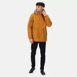 Regatta Męska Kurtka Parka Zimowa Salinger Iii Miodowy, Rozmiar: 5XL - Kurtki męskie - miniaturka - grafika 1