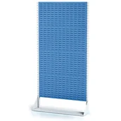 Pozostałe wyposażenie warsztatu - Alfa 3 Perforowany stojak z panelem na pojemniki, 4 piętra, podstawowe pole DES 102S 4OU K04 B - miniaturka - grafika 1