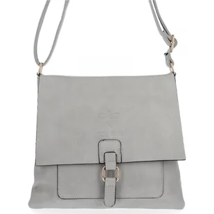 BEE BAG Stylowa Torebka Damska Listonoszka Siena Jasno Szara - Torebki damskie BEE BAG Stylowa Torebka Damska Listonoszka Siena Jasno Szara - Torebki damskie - miniaturka - grafika 1