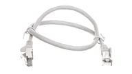 Kable miedziane - Wentronic Wentronic Patchcord CAT5e SF/UTP 0.5m szary 50143 - miniaturka - grafika 1