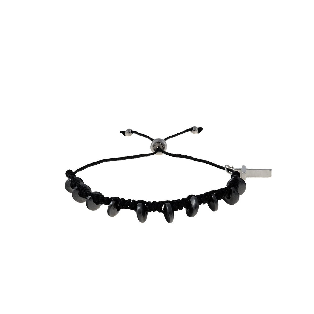 Bransoletka - dziesiątek różańca - hematyt - Ematite