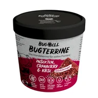Mokra karma dla psów - BugBell BugTerrine dorosłe owady, żurawina i ser - 8 x 100 g - miniaturka - grafika 1