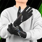 Rękawiczki rowerowe - RĘKAWICZKI ROWEROWE PEŁNE ŻELOWE DOTYKOWE PEŁNE NA ROWER DO BIEGANIA L - miniaturka - grafika 1