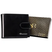 Portfele - Poziomy portfel męski z zapinką Rovicky, 9,3 x 12 x 2,5 cm - miniaturka - grafika 1