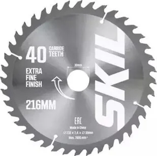 Skil SAW BLADE 216X30MM FOR MODELS 1305/1310 - Tarcze do pił - miniaturka - grafika 1