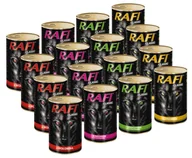 Mokra karma dla psów - Rafi Classic MIX SMAKÓW w Sosie 16x1240g - miniaturka - grafika 1
