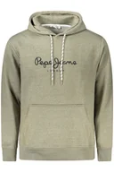 Bluzy męskie - MĘSKA BLUZA PEPE JEANS Z ROZPINANYM NA ZAMEK KOLOR ZIELONY - Pepe Jeans - miniaturka - grafika 1