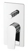 Przyciski spłukujące - VITALLE 3950302105 Orvieto bateria wannowo-prysznicowa z prze$476cznikiem chrom - miniaturka - grafika 1